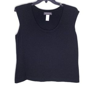 JONES NEW YORK Collection Black Sleeveless Sweater